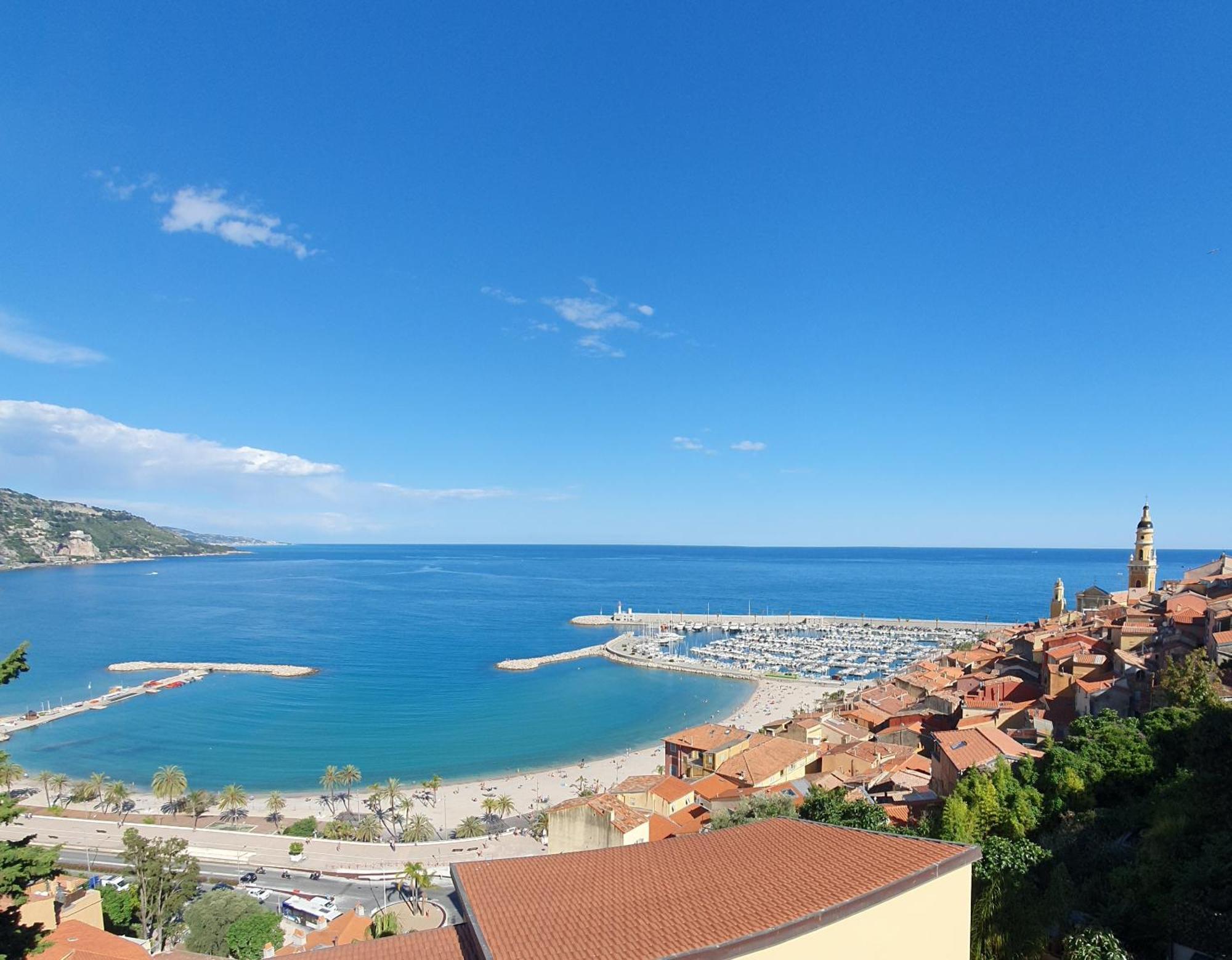 Menton # Monaco - F1 Gp - 4 Persons - Sea View - New - Parking - Clim - Premium - Beach And Sun المظهر الخارجي الصورة