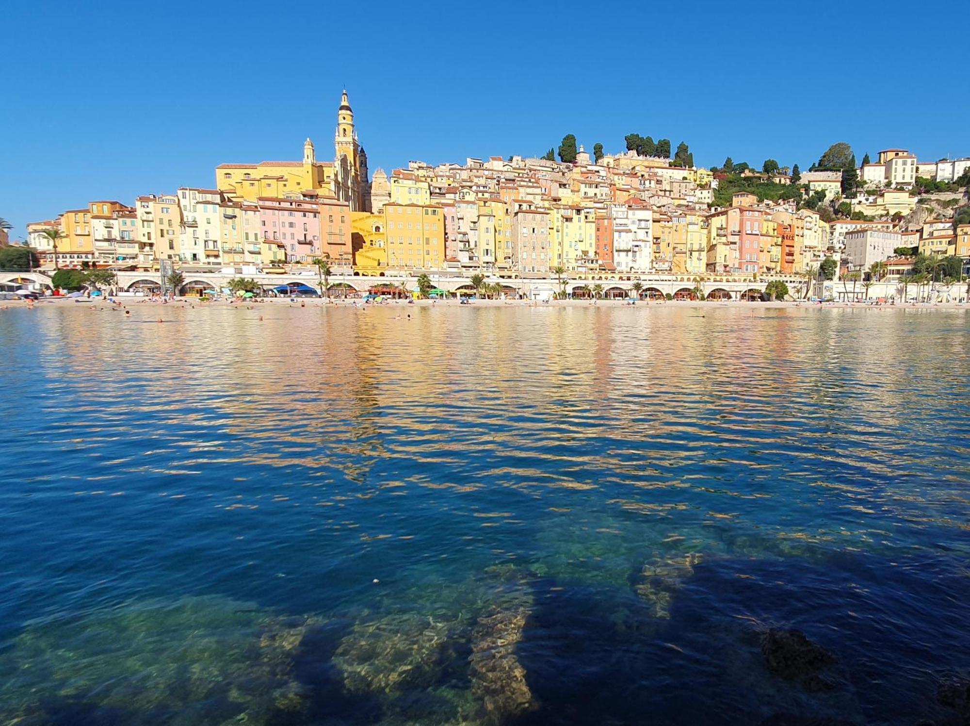 Menton # Monaco - F1 Gp - 4 Persons - Sea View - New - Parking - Clim - Premium - Beach And Sun المظهر الخارجي الصورة