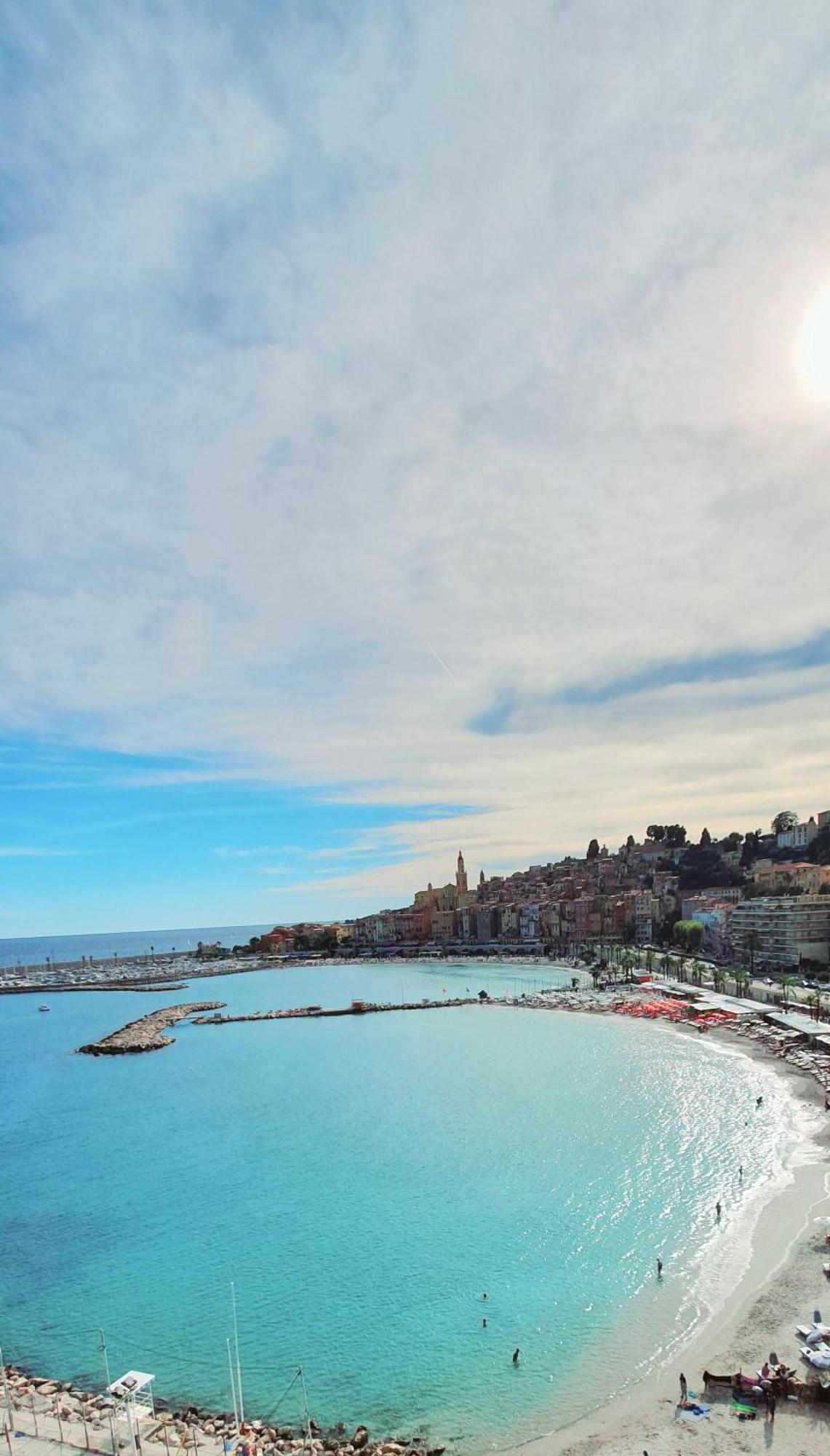 Menton # Monaco - F1 Gp - 4 Persons - Sea View - New - Parking - Clim - Premium - Beach And Sun المظهر الخارجي الصورة